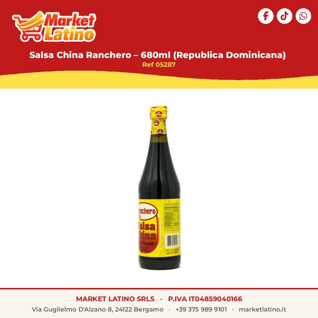 Salsa Cina Ranchero – 680ml (Repubblica Dominicana)