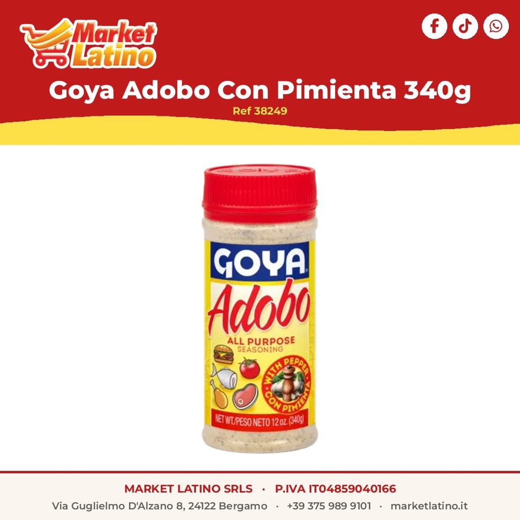 Goya Adobo Con Pepe 340g