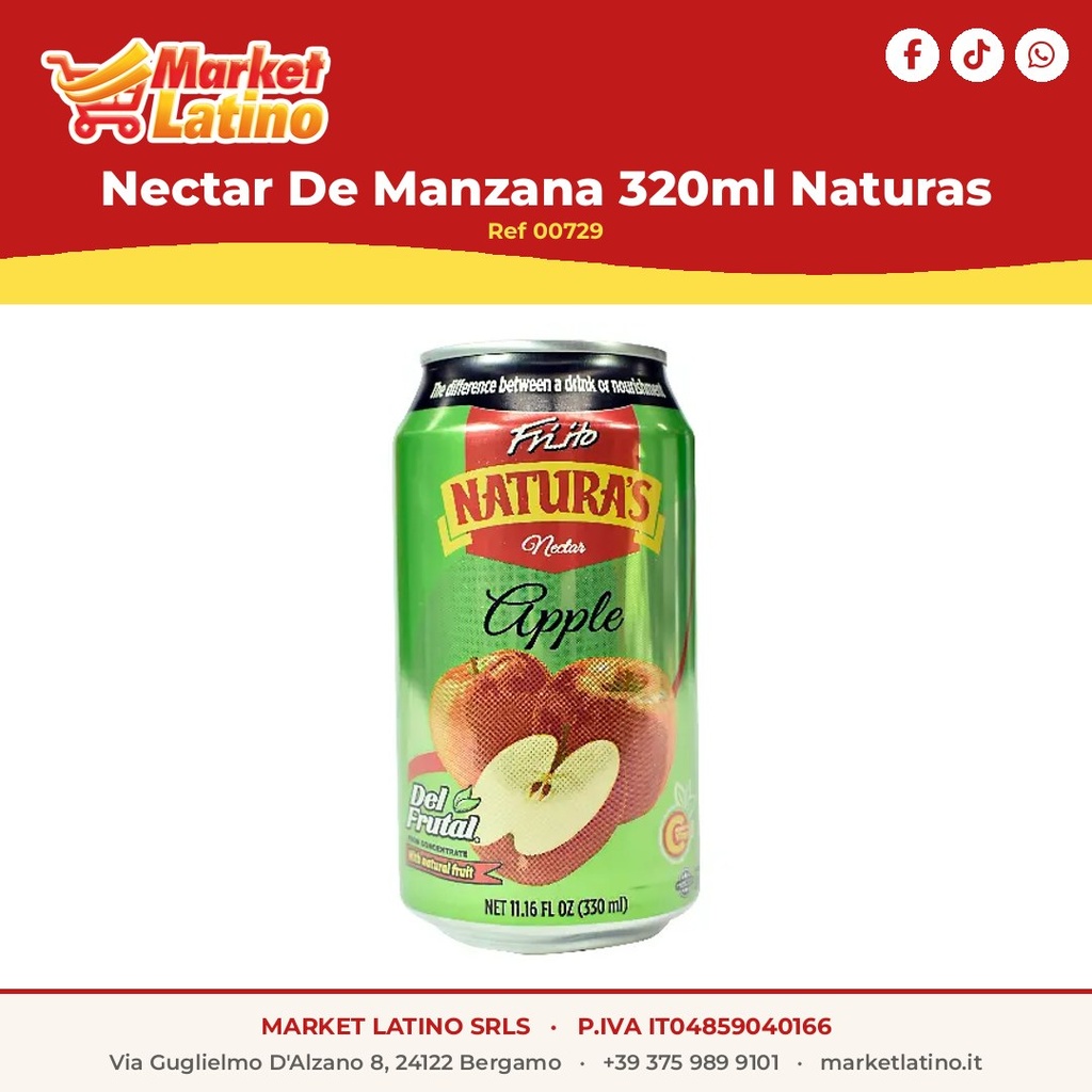 Nettare Di Mela 320ml Naturas