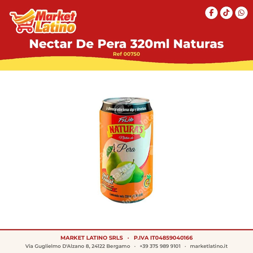 Nettare Di Pera 320ml Naturas