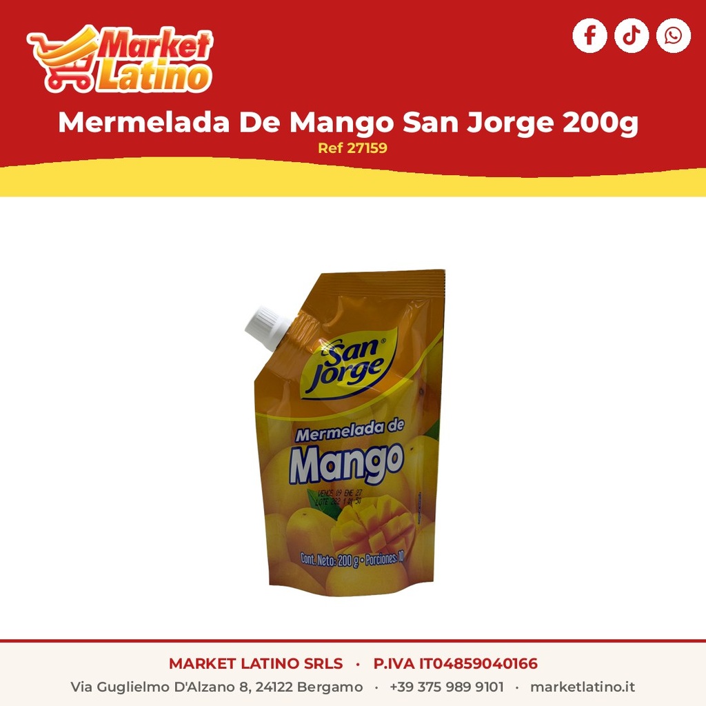 Marmellata Di Mango San Jorge 200g