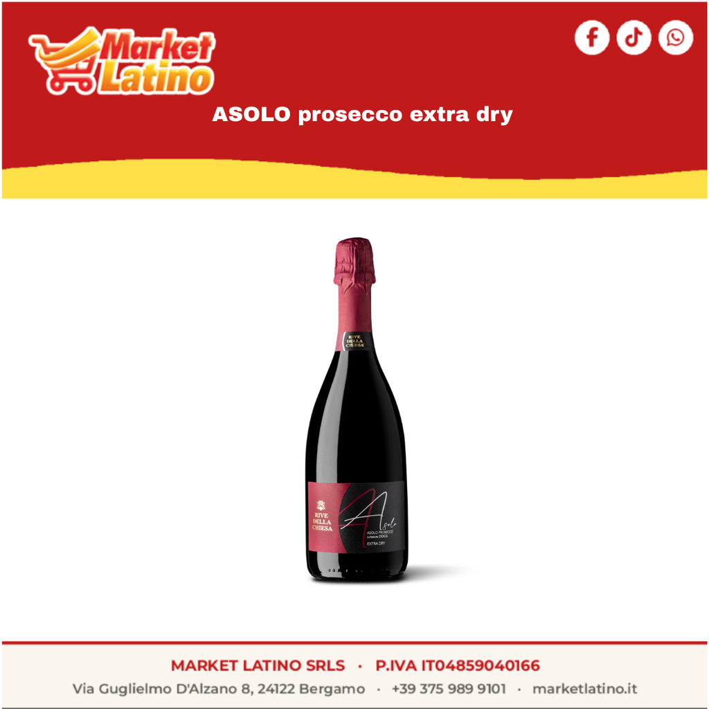 Asolo Prosecco Extra Dry 750ml 11%vol