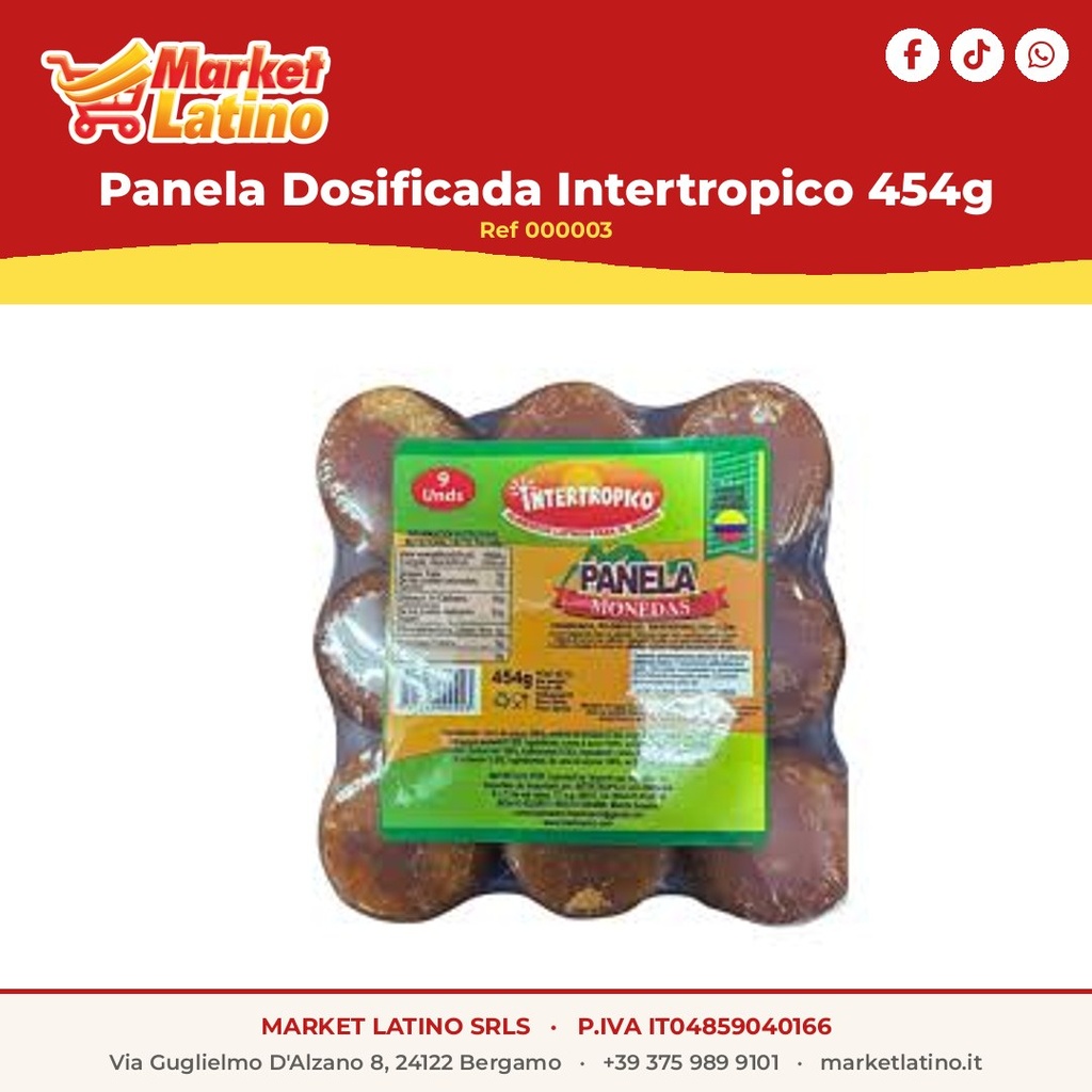 Panela Dosificada Intertropico 454g