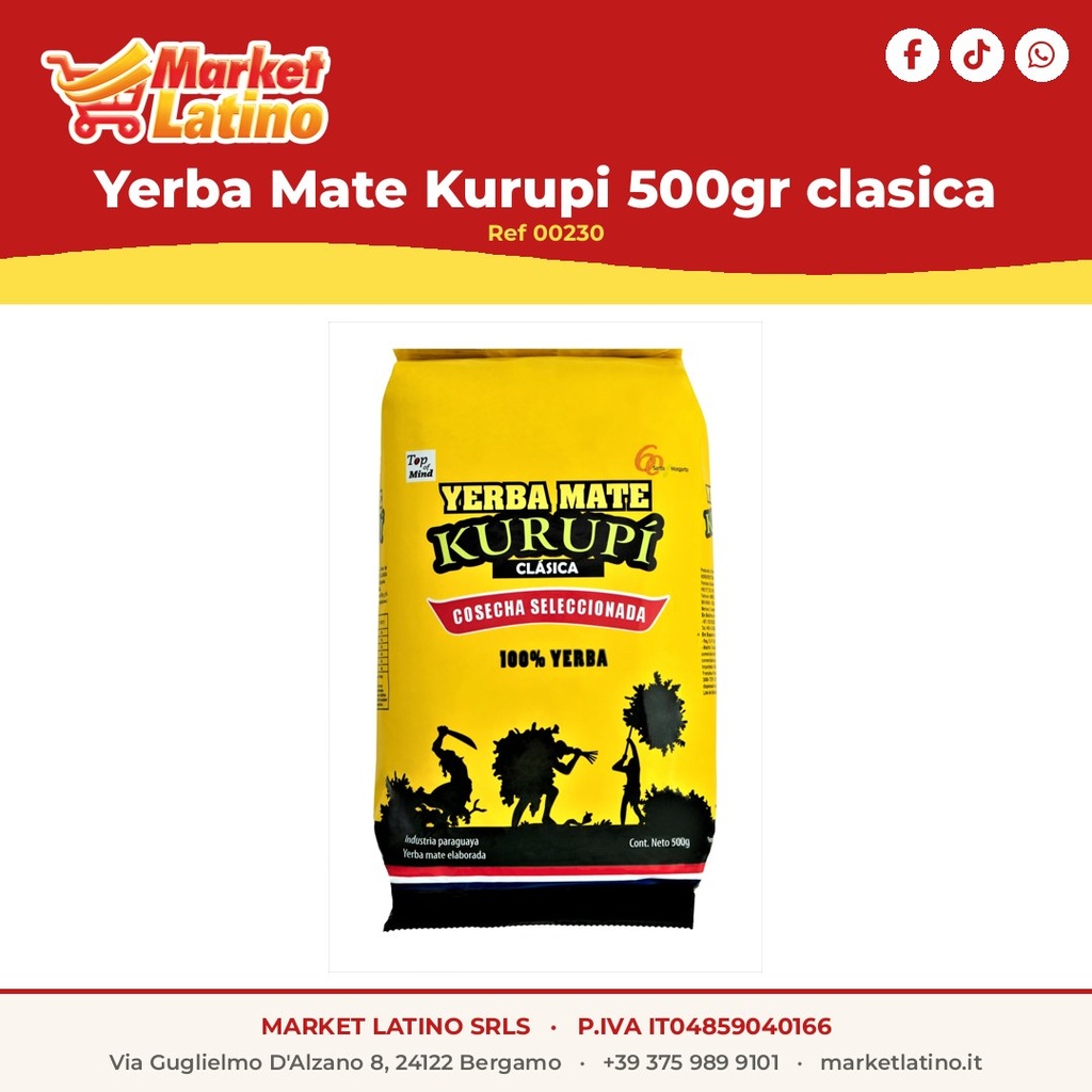 Yerba Mate Kurupi 500gr classica