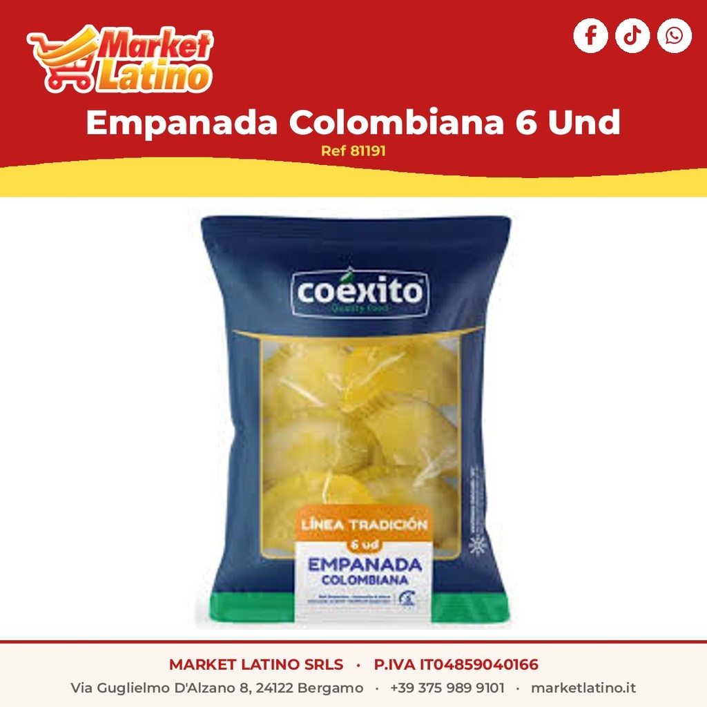 Empanada Colombiana 6 Pezzi