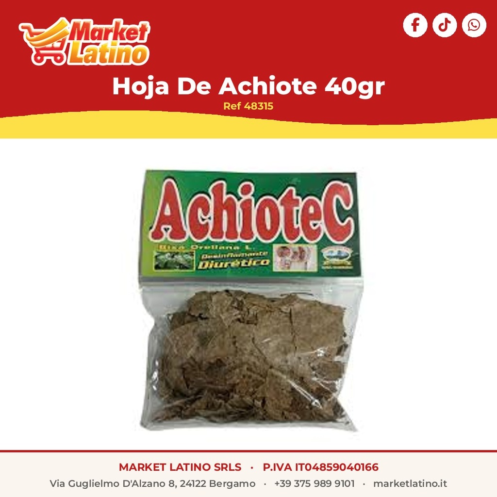 Foglia di Achiote 40gr