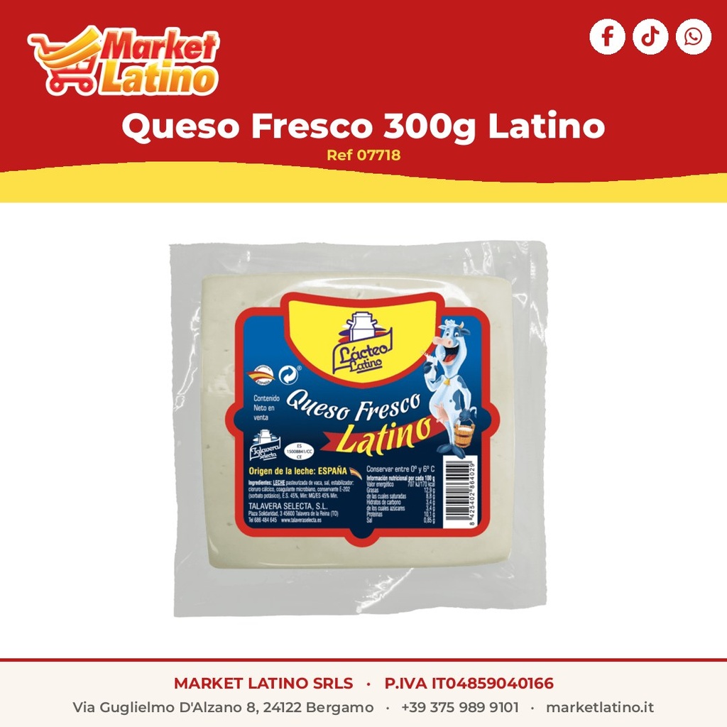 Formaggio Fresco 300g Latino