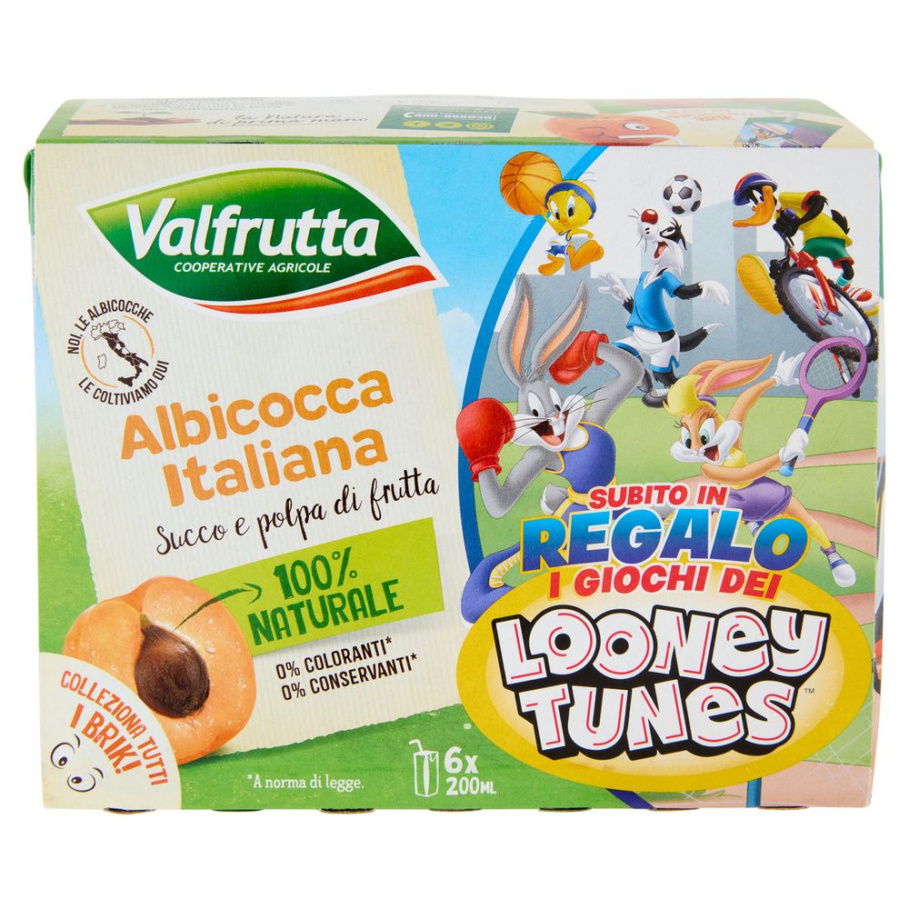 Succhino Albicocca Valfrutta 200ml