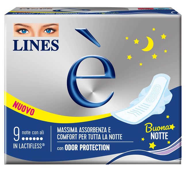 Assorbenti Notte 9pz. Lines è