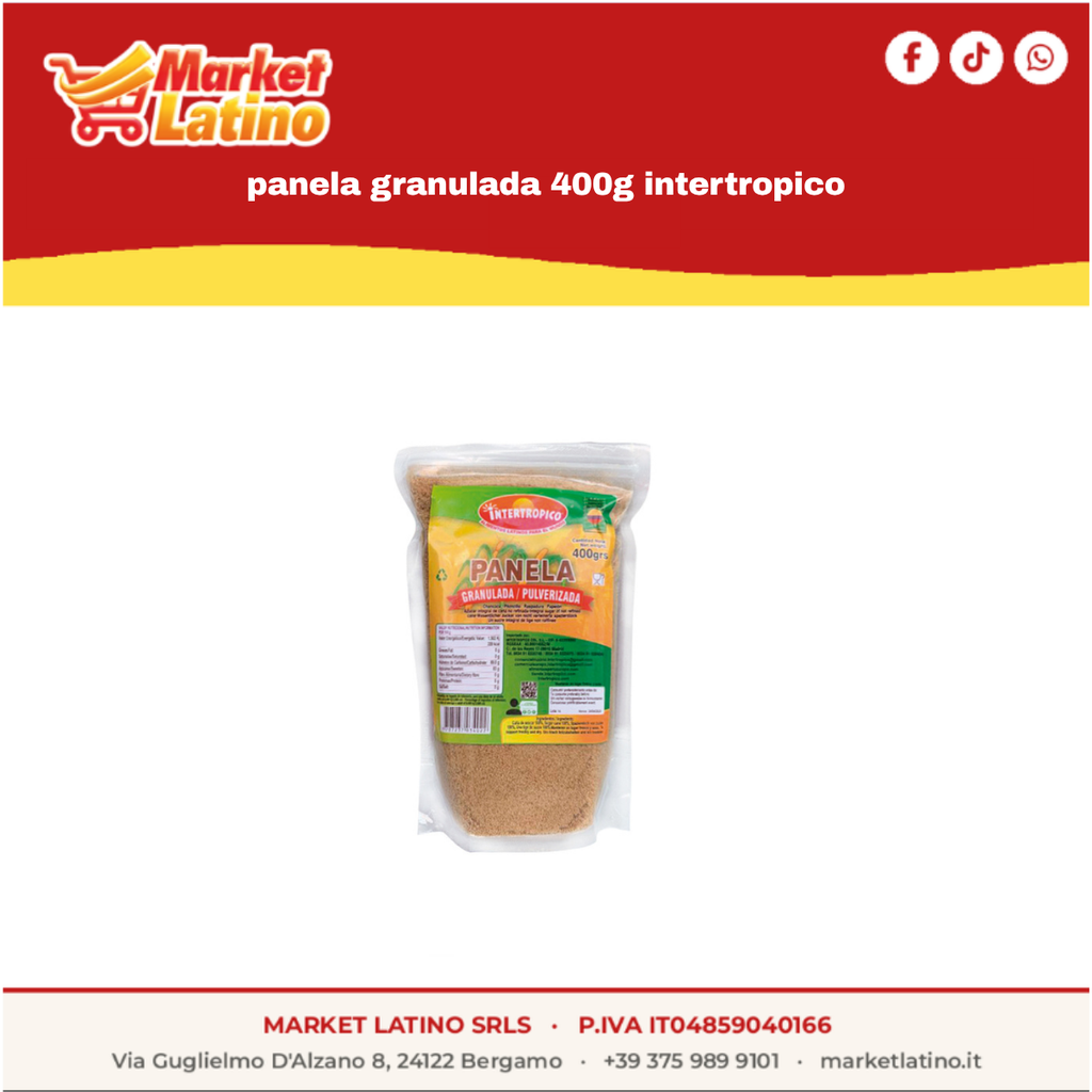 panela granulada 400g intertropico