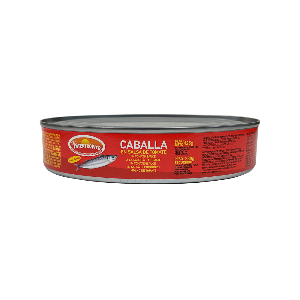 Intertropico Caballa en Salsa de Tomate 425g 