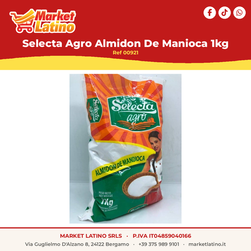 [00921] Selecta Agro Amido Di Manioca 1kg