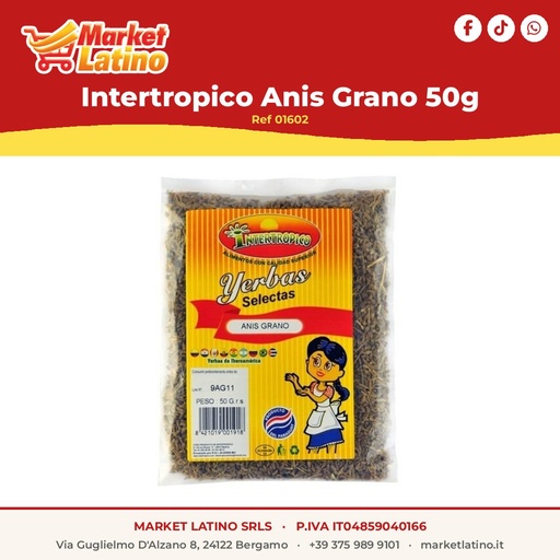 [01602] Intertropico Anis Grano 50g