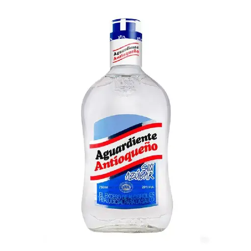 [00708] Aguardiente Antioqueño Sin Azúcar Tapa Azul – 700 ml