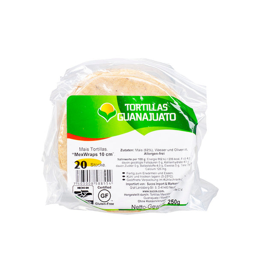 [88554] Tortillas Guanajuato Halal 20 Uni 250G 10Cm