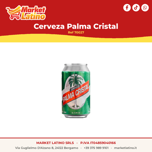 [70027] Palma Cristal – Bevanda Alcolica – Lattina 335 ml