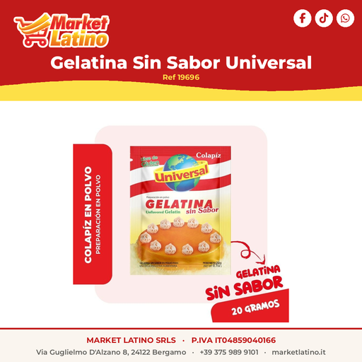 [19696] Gelatina Sin Sabor Universal