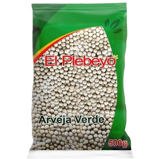 [9295] Arveja Verde Entera El Plebeyo 500G