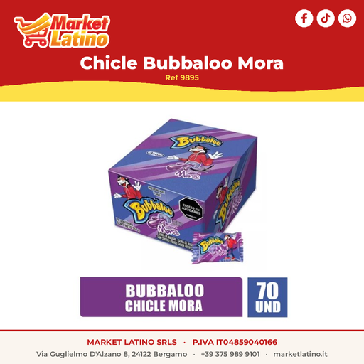 [9895] Chicle Bubbaloo Mora