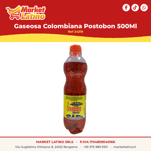 [24319] Gassosa Colombiana Postobon 500Ml