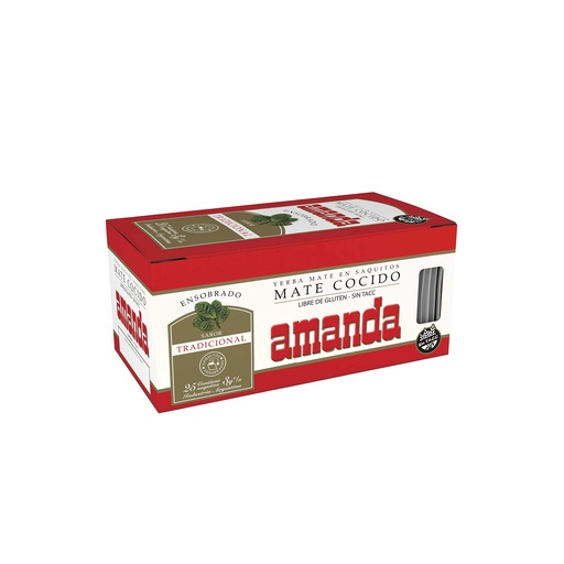[3449] Yerba Mate Amanda 25 Saquitos