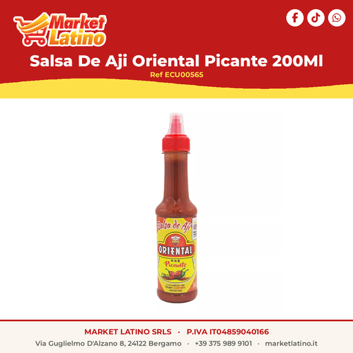 [ECU00565] Salsa Di Peperoncino Orientale Piccante 200Ml
