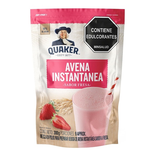[4005] Quaker Avena Instantanea Sabor Fresa 300G