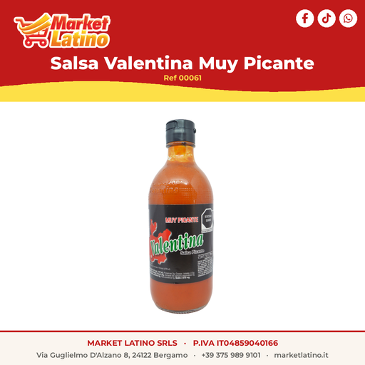 [00061] Salsa Valentina Molto Piccante