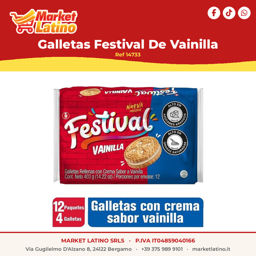 [14733] Biscotti Festival Di Vaniglia