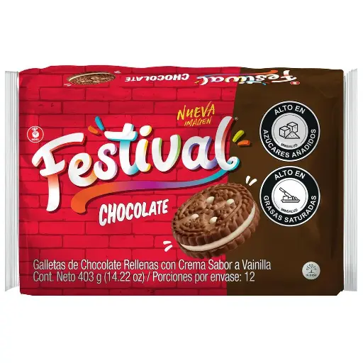 [3695] Galletas Festival De Chocolate 403G
