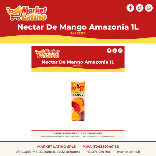 [22123] Nettare Di Mango Amazonia 1L