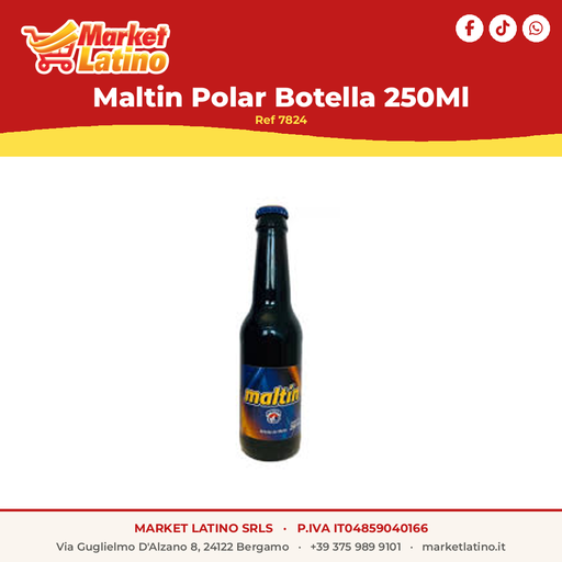 [7824] Maltin Polar Botella 250Ml