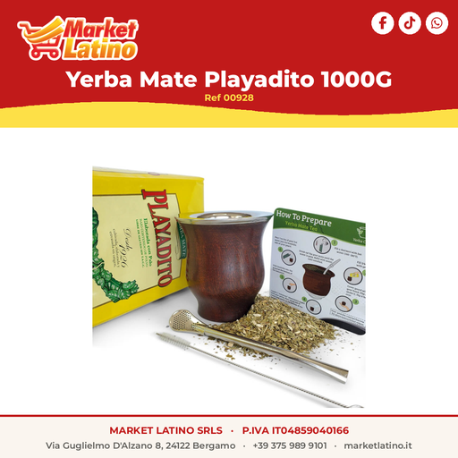 [00928] Yerba Mate Playadito 1000g