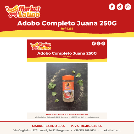 [9235] Adobo Completo La Mantuana De Origen 250G