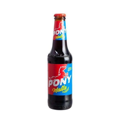 [3453] Pony Malta – Bevanda Analcolica Maltata – Bottiglia di Vetro 330 ml