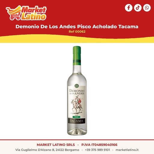 [00062] Demonio De Los Andes Pisco Acholado Tacama