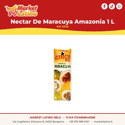 [22116] Nettare Di Passiflora Amazonia 1 L