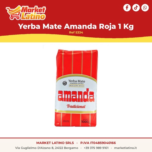 [5334] Yerba Mate Amanda Roja 1 Kg