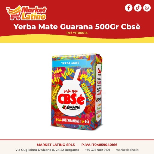 [YIT00014] Yerba Mate Guarana 500Gr Cbsè