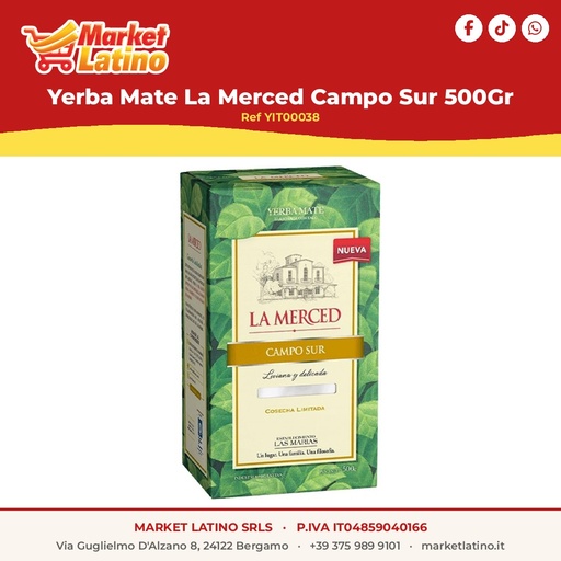 [YIT00038] Yerba Mate La Merced Campo Sur 500Gr
