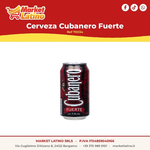 [70034] Cerveza Cubanero Fuerte