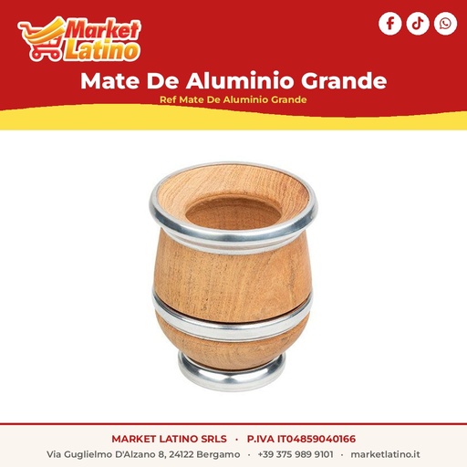 [Mate De Aluminio Grande] Mate Di Alluminio Grande
