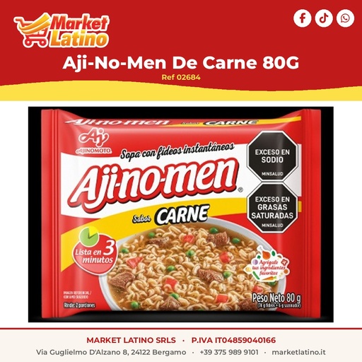 [02684] Aji-No-Men Di Carne 80g