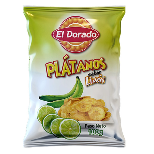 [0608] El Dorado Platanitos Sabor Limon 100G