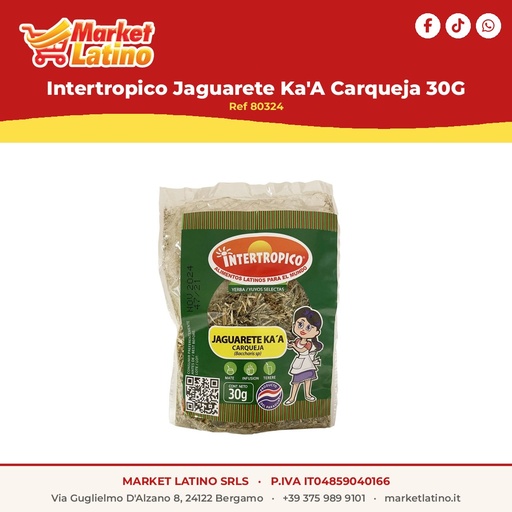 [80324] Intertropico Jaguarete Ka'A Carqueja 30G