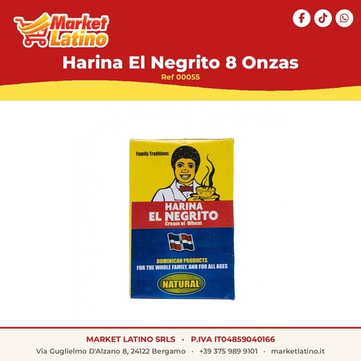 [00055] Farina El Negrito 8 Onzas