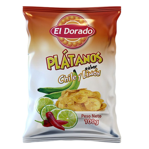 [70622] Platanitos Chile Con  Limon El Dorado 100g