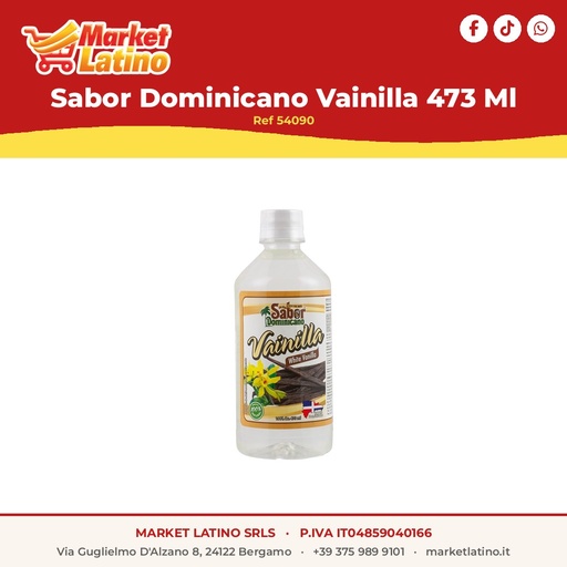 [54090] Sapore Dominicano Vaniglia 473 Ml