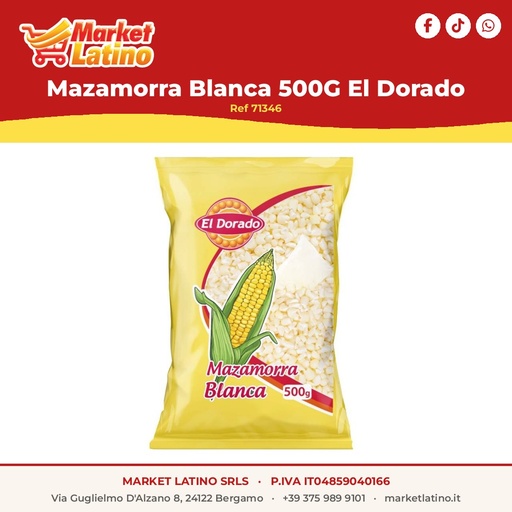 [71346] Mazamorra Bianca 500g El Dorado