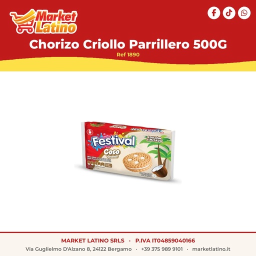 [1890] Chorizo Criollo Parrillero 500g